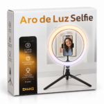 Aro de Luz Selfie con Trípode y Soporte para Móvil - Imagen 2