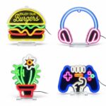 Lámpara Neón LED de Sobremesa con Figuras Surtidas