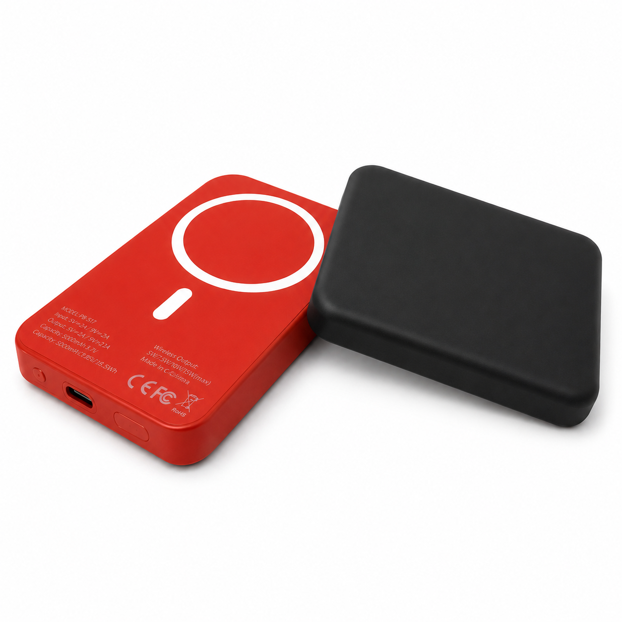 2377_6 Batería Externa Magnética 5000 mAh con Carga Inalámbrica - Imagen 1