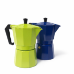 Cafetera Italiana 6 Tazas Colores
