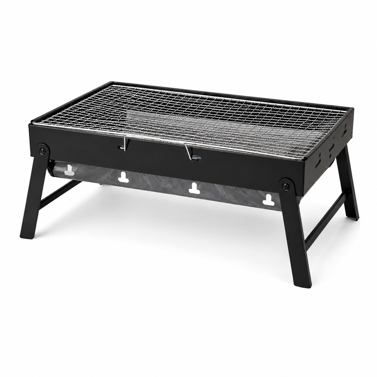 3542_3 Barbacoa Plegable Portátil con Parrilla Metálica - Imagen 1