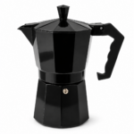 Cafetera Italiana Santa Ana 9 Tazas Negra