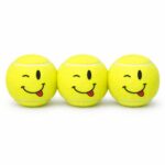 Pelota de Tenis 5 cm con Cara Sonriente