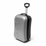 Maleta Trolley Rígida de Cabina 20 Pulgadas Plata