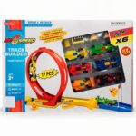Pista Lanzadera Max Speed Track Builder con Loop y 6 Coches