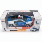 Coche de Policía Radiocontrol 4 Canales con Luces