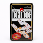Dominó Double 6 de 28 Piezas con Puntos de Colores