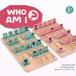 Juego de Mesa ¿Quién Soy? de Madera con 42 Personajes