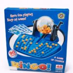 Juego de Bingo Lotto Compacto con Bolillero y Cartones