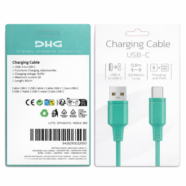 Cable USB-C para Carga y Conexión de Dispositivos